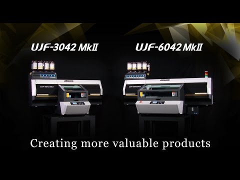 Imprimante UV - Mimaki UJF-3042 MkII - Table à plat LED UV petit format - Impression directe sur objets cylindriques et supports jusqu'à 153 mm d'épaisseur_4
