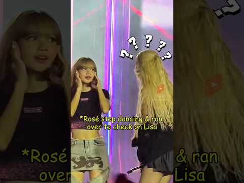 Lisa Had An Ear Problem At BLACKPINK Deadline World Tour❓❗ #blackpink #kpop