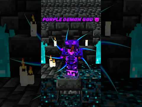 Purple Demon God 😈 Armor! Armor Trim combination