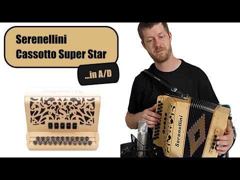 For Sale: Serenellini Cassotto Super Star in A/D - Scottish Les Endives - Accordion Doctor