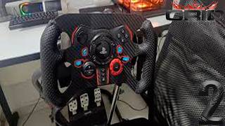 grid autosport - jogando com um volante g29 - parte 2 (a energia caiu akakakakak)