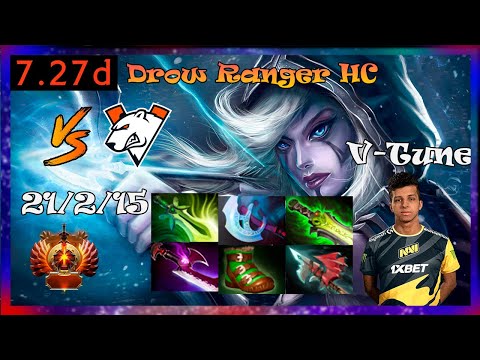 V-Tune Drow ranger hc vs virtus pro | Full Gameplay 7.27d | Dota 2 Pro Replays