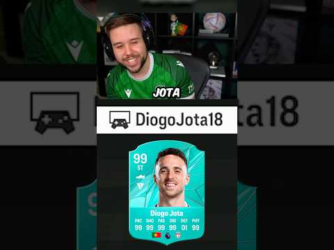 I PLAYED JOTA ON FC 25! 😨 #shorts