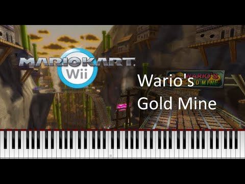 Wario's Gold Mine (Mario Kart Wii) - Piano Transcription