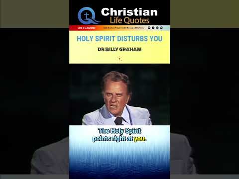 HOLY SPIRIT DISTURBS YOU | Billy Graham | #shorts #billygraham #jesus