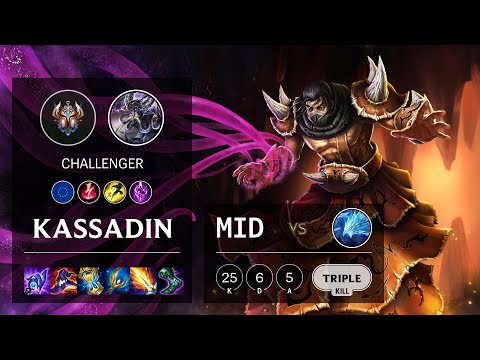 Kassadin Mid vs Anivia - EUW Challenger Patch 11.21