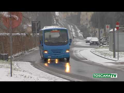 2018-03-01 PRATO - CITTÀ SOTTO LA NEVE E ORA SCATTA L'ALLERTA GHIACCIO