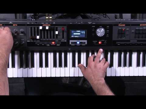 Roland V-Combo VR-09 Piano Editing