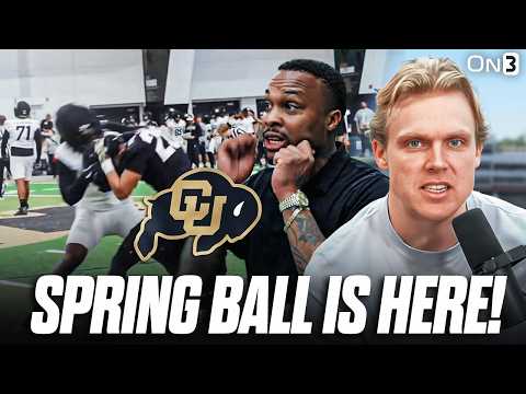 Colorado Buffs Spring Practice Fight Should Have Fans PUMPED | New OC Brennan Marion Is Fired UP!