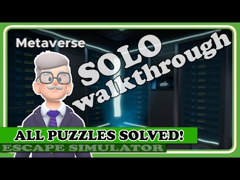 METAVERSE (All Puzzles Solved!) in Escape Simulator | Full Commentary & Walkthrough!