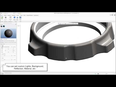 Creo Tutorial: How to... ADVANCED RENDERING with PTC Creo Parametric 2.0