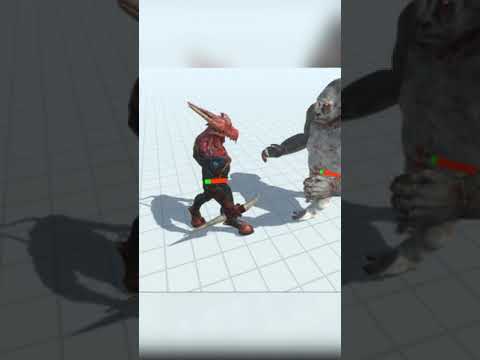 Goro vs Kozarog   Animal Revolt Battle Simulator #Shorts