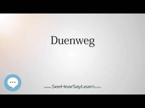 Duenweg (How to Pronounce Cities of the World)💬⭐🌍✅