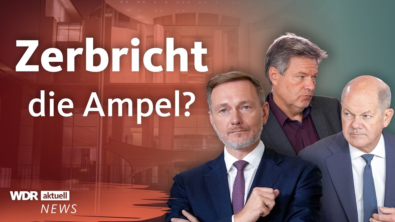 Ampel-Krise: Streit um Wirtschaftspapier von Christian Lindner | WDR Aktuelle Stunde