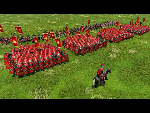 Römische Legionsformation gegen karthagische Armee – Disziplin gegen Wut | Mount & Blade 2