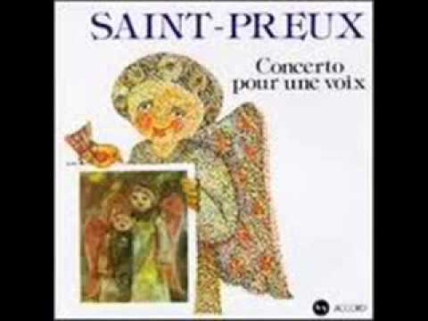 SAINT PREUX  Concerto pour une voix