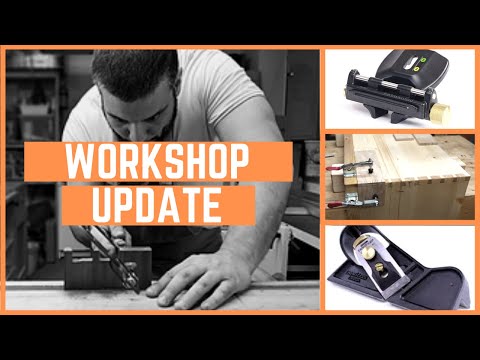 WORKSHOP UPDATE: sharpening chisels, squaring edge and aligning dovetails board [ep. 05]