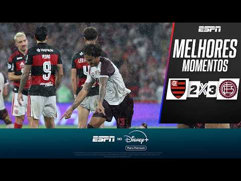 Gols e lances de Flamengo x Lanús