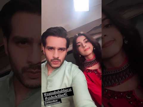 Usama Khan and Zainab Shabbir cute moment caught on camera 📸💓