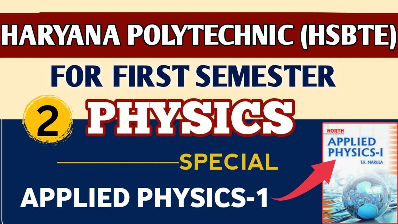 Applied Physics -1 Unit & Dimensions Lecture -2 // Polytechnic Students Applied Physics -1