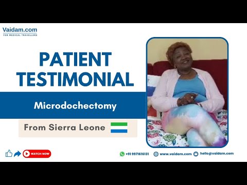 Mrs. Regina From Sierra Leone Successfully Treated With a Microdochectomy