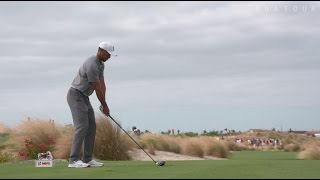 Tiger Woods&#39; pre-round warm-up routine
