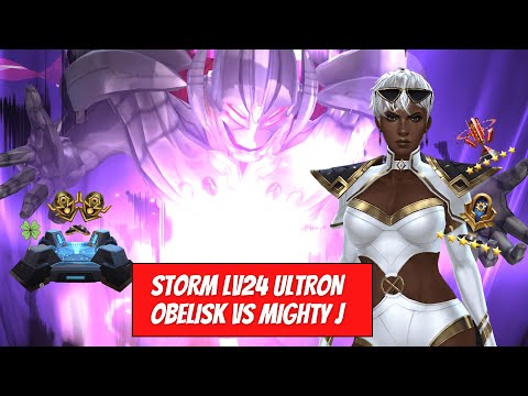 Storm Obelisk Vs Mighty Judge Ultron lvl24 | Cosmic Core 🍀