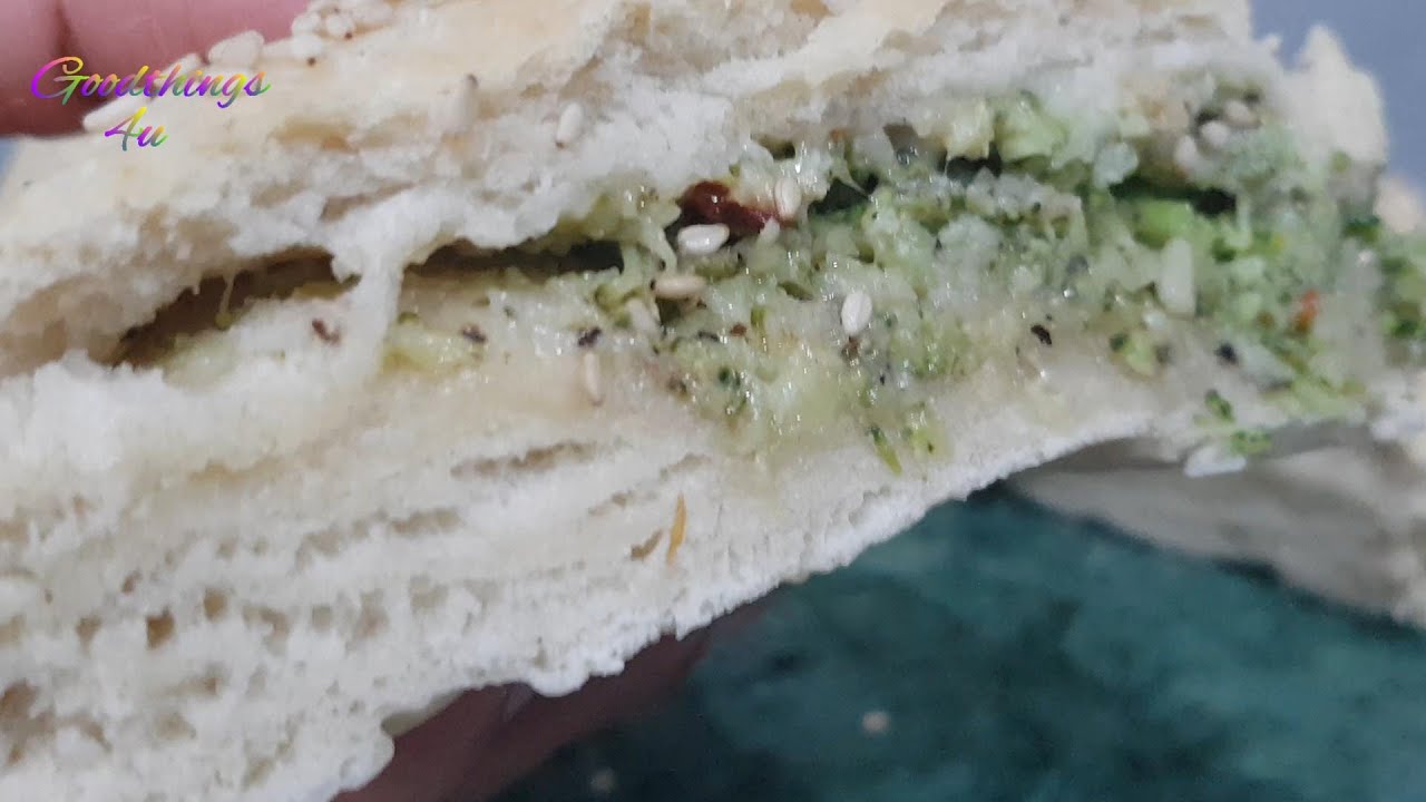 Easy and Delicious Broccoli Cheese stuffed Bread