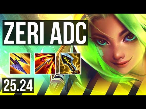 ZERI & Yuumi vs MISS FORTUNE & Pyke (ADC) | Good KDA: 17/1/2 | KR Diamond | 25.24