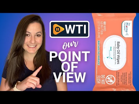The Pharma-C Company Baby Oil Wipes. (60 Wipes) Enriched with Almond and Sunflower Oils - WTI product video review