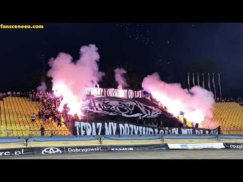 ROW RYBNIK - Odra Wodzisław Śląski (01.05.2024) oprawy i doping