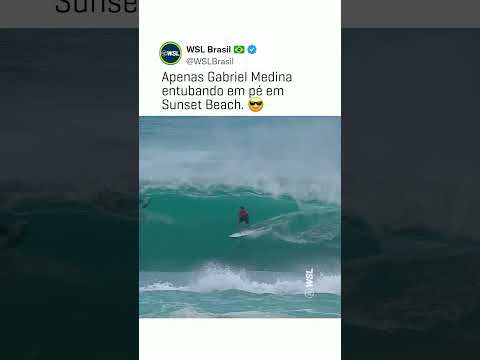 Aquela técnica relaxada de quem sabe o que tá fazendo 🥷  Gabriel Medina