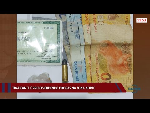 Traficante eÌ preso vendendo drogas na zona norte 12 08 2021