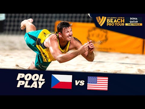 Perusic/Schweiner vs. Partain/Benesh - Day 1 Highlights | Doha Finals 2023 #BeachProTour