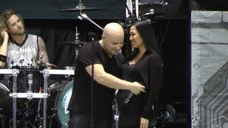 David Draiman,Wife and Unborn on stage-Toronto-Aug 11 2013