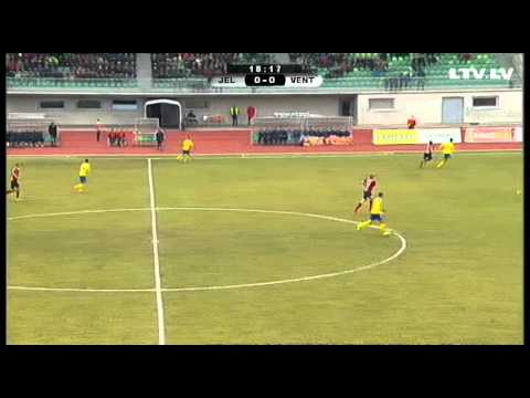 Latvijas futbola virslīga. FK Jelgava - FK Ventspils