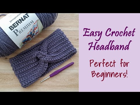 CROCHET: Super Easy Headband for Beginners