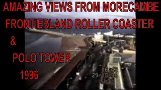 preview picture of video 'Morecambe Frontierland 1996 rollercoaster, polo tower, ghost train &  fun house'