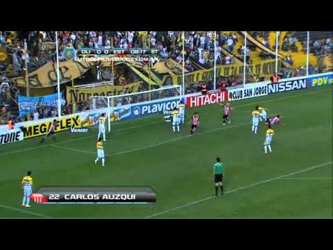 Gol de Auzqui  Olimpo 0 Estudiantes 1  Fecha 10  Torneo Inicial 2013