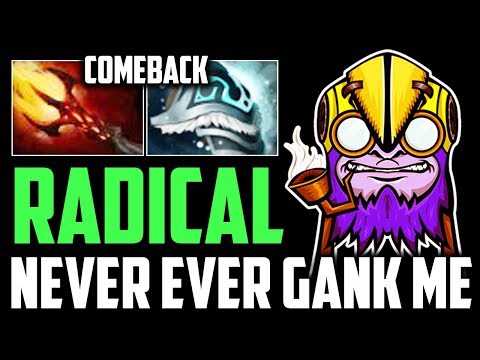 Radical - Tinker Never Ever Gank Him He knows How To Comback And Destroy 7.14 Dota 2