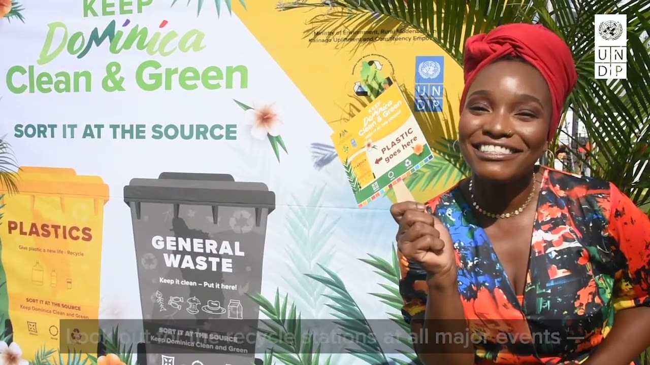 Recycling campaign – Keep Dominica Clean and Green