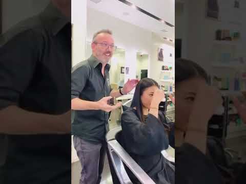 My GirlFriend lost a TikTok Bet and had to wear a WIG for 6 months.. #Shorts