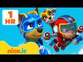 PAW Patrol Teamwork Rescues Adventures 4 Ft Mighty Pups ‍ ️ 60 Minutes Nick Jr
