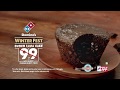 Domino S Winter Fest Order Cheese Burst And Get Choco Lava Cake At 49