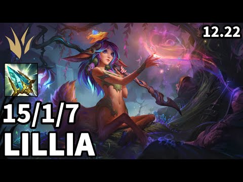 Lillia Jungle vs Graves - KR Master | Patch 12.22