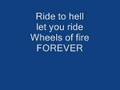 Wheels of fire (with lyrics)