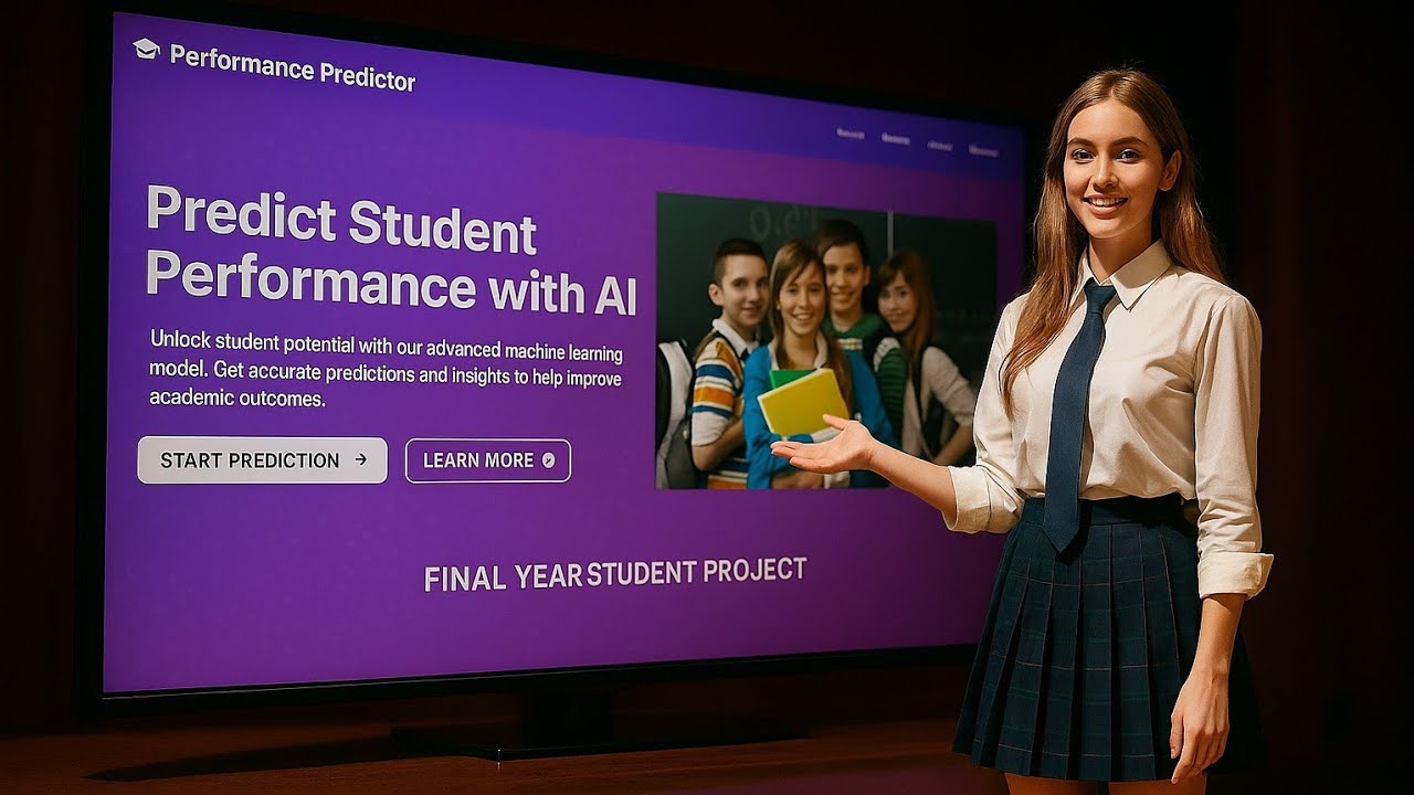 Student Performance Prediction Web App Using Machine Learning | Python, Flask, TensorFlow Project