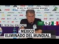 Gerardo Tata Martino | Conferencia de prensa | Eliminado del mundial | Arabia Saudita 1-2 México