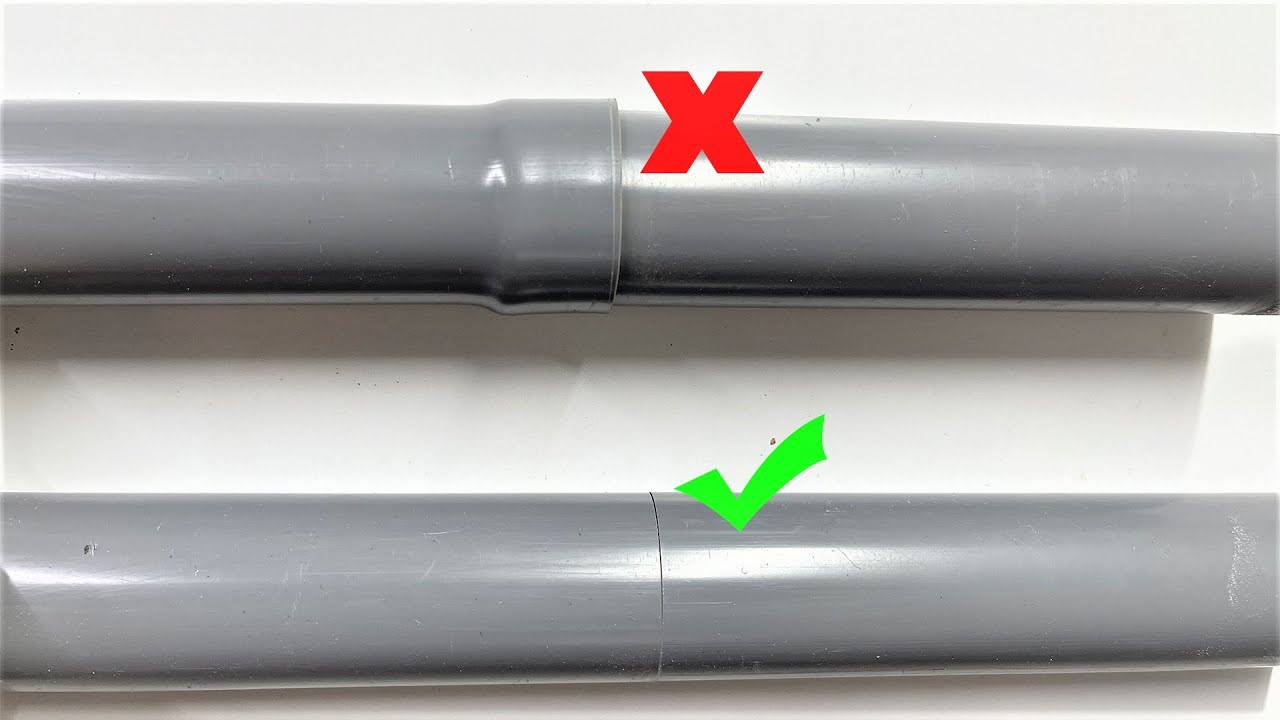 How To Connect Pvc Pipes Of The Same Size The Plumber Won't Tell You