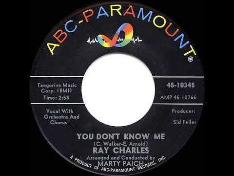 1962 HITS ARCHIVE: You Don’t Know Me - Ray Charles (a #2 record)